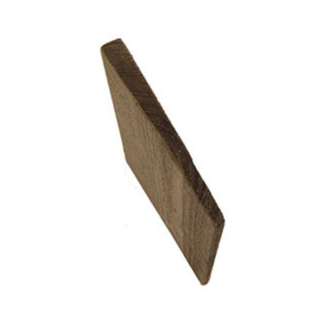 Wooden feather edge cladding delivered